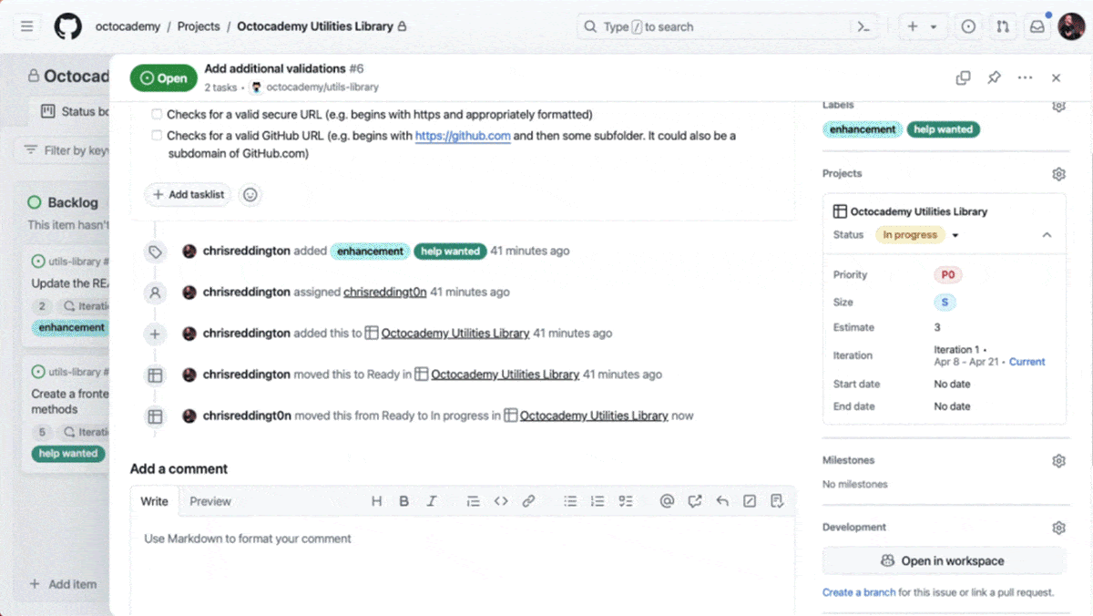 GitHub Copilot Workspace preview