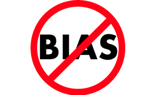 The word "bias" with a forbidden sign over it