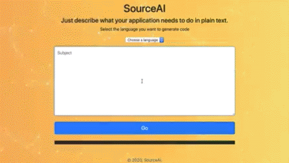 Animation of SourceAI working