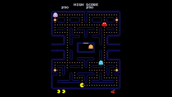 Maze action video game Pac-Man