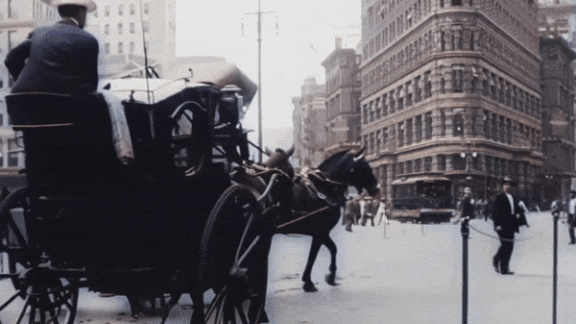 Film from 1911 colored