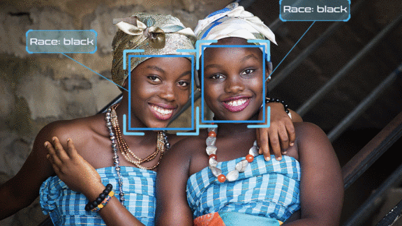 Examples of age, gender and race idenitification by face recognition 