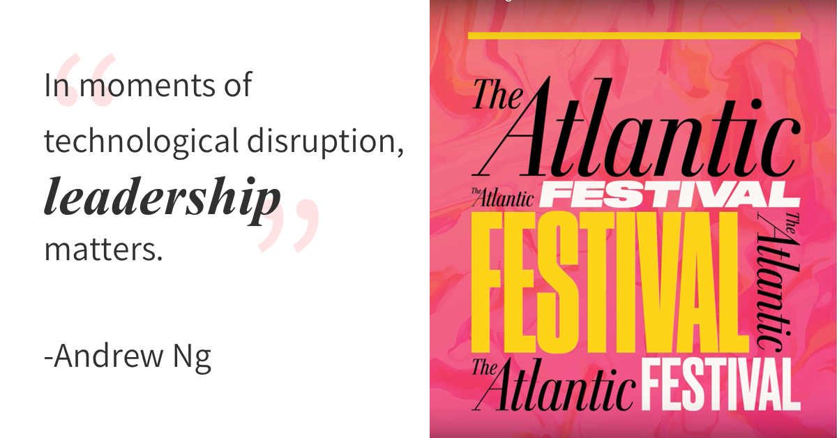 Atlantic Festival: Senior Atlantic Editor Ross Anderson Sits Down With Andrew Ng