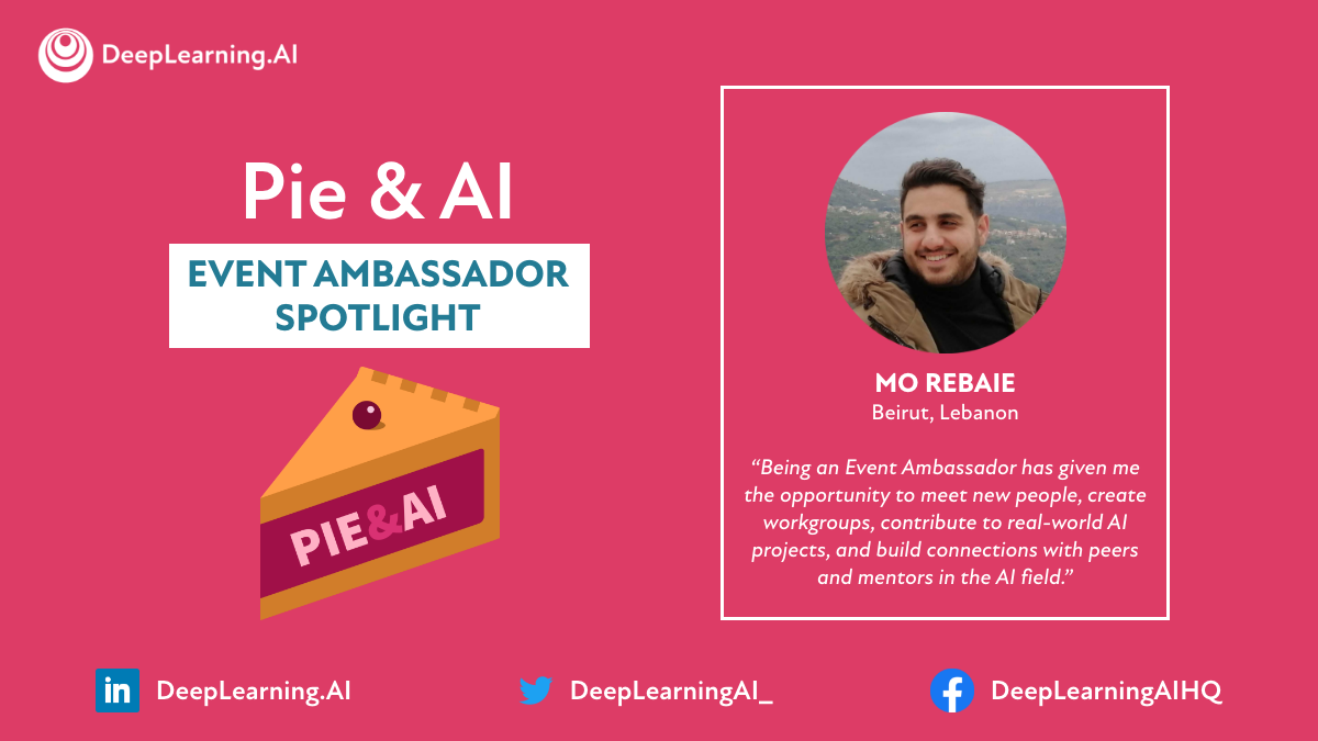 Event Ambassador Spotlight: Mo Rebaie
