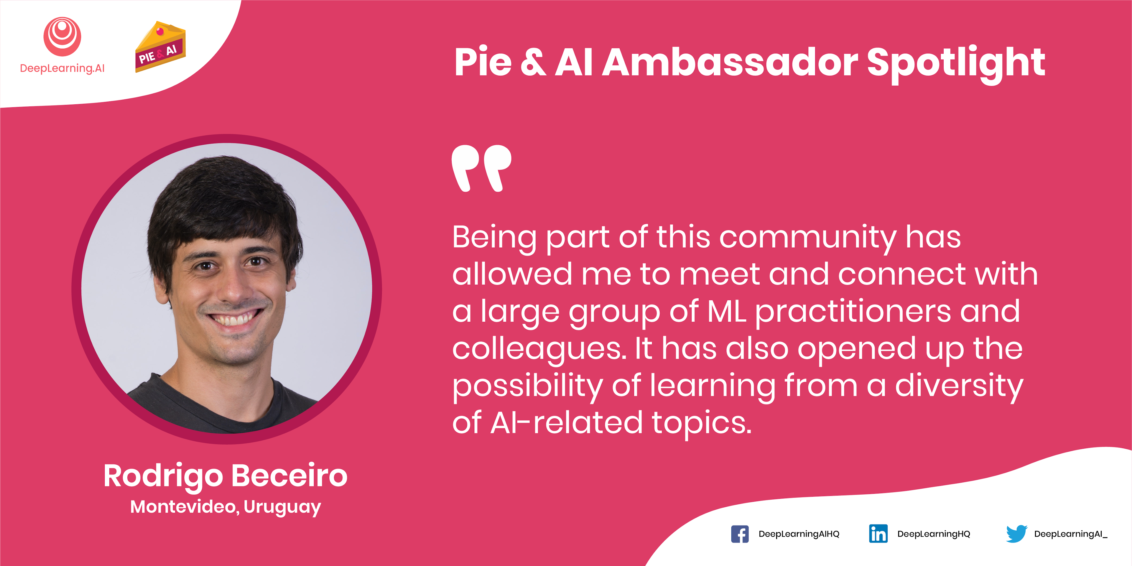 2022 Pie & AI Ambassador Spotlight: Rodrigo Beceiro