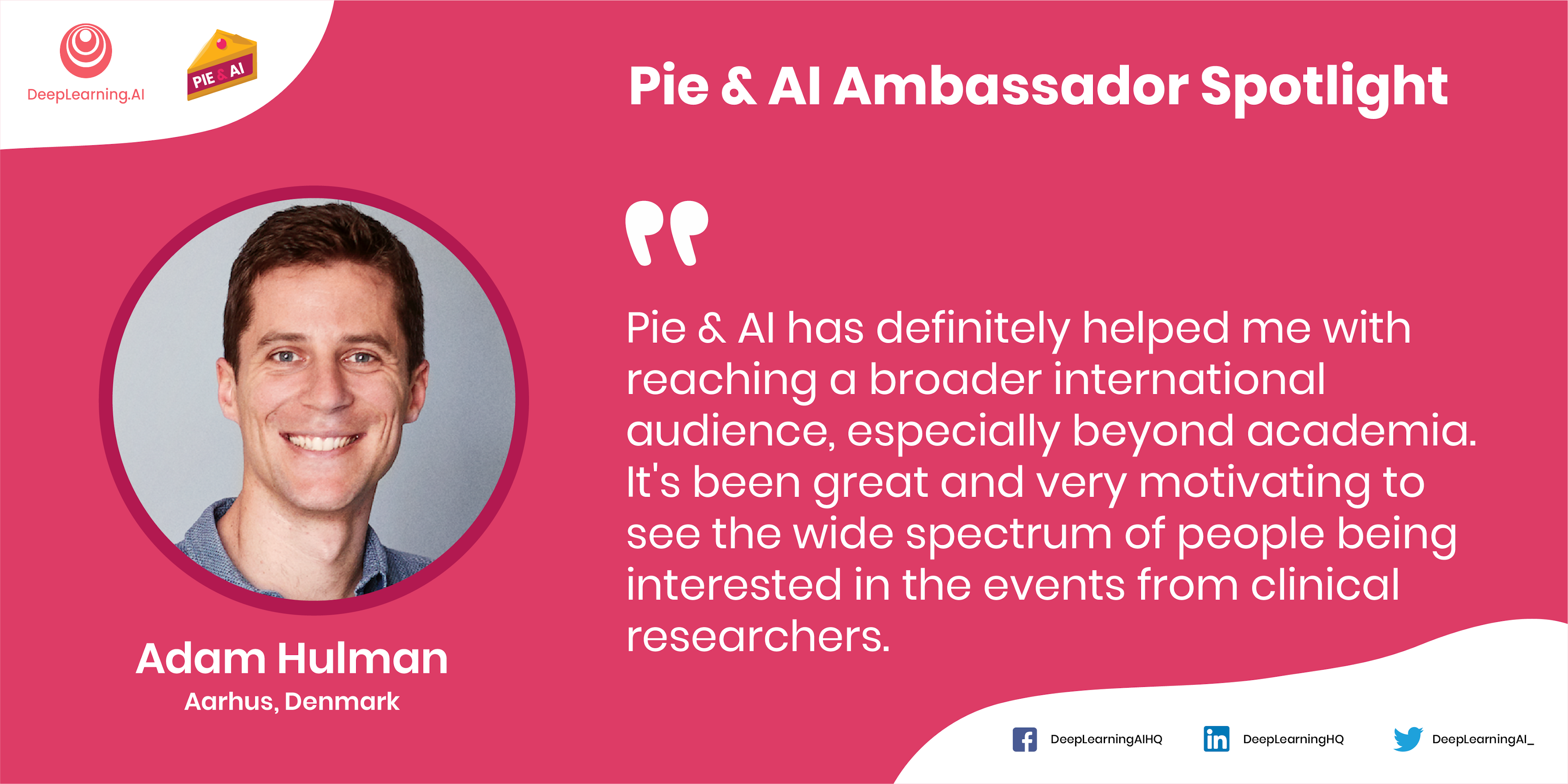 2022 Pie & AI Ambassador Spotlight: Adam Hulman