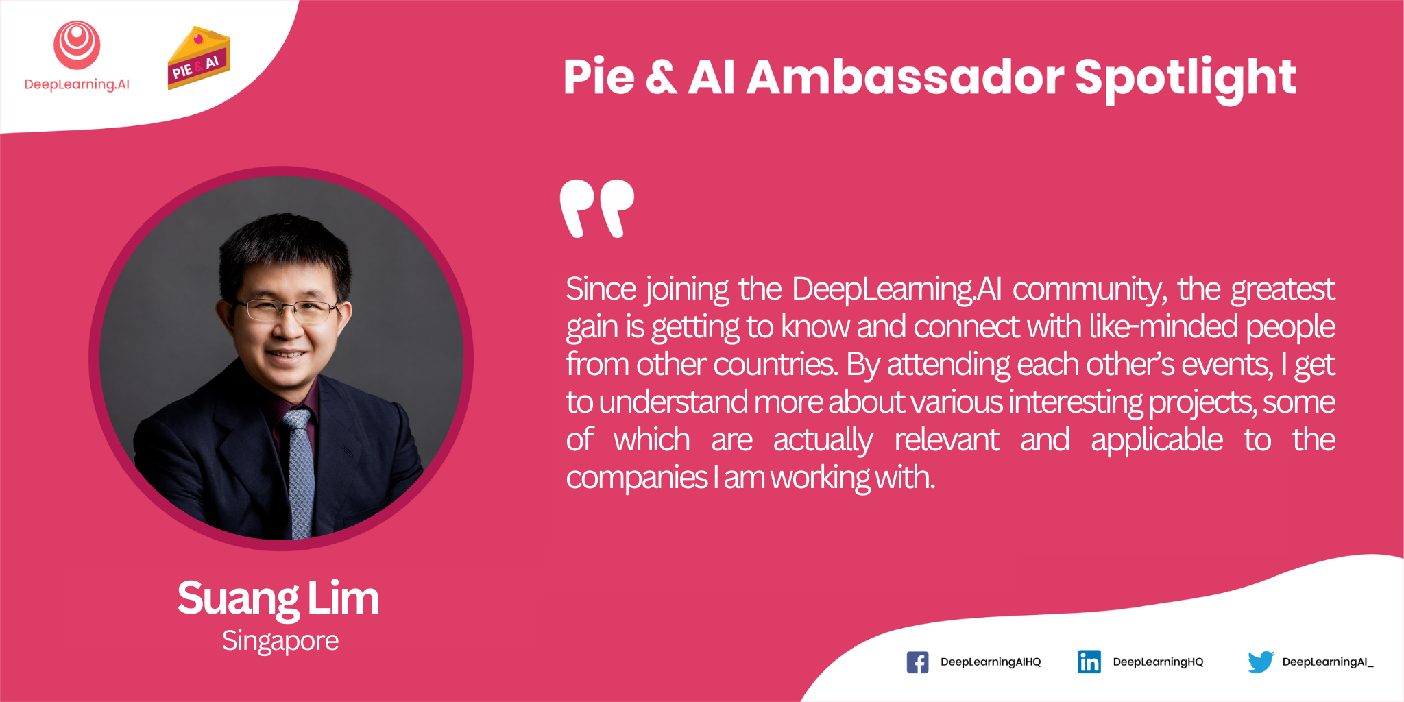 2022 Pie & AI Ambassador Spotlight: Suang Lim