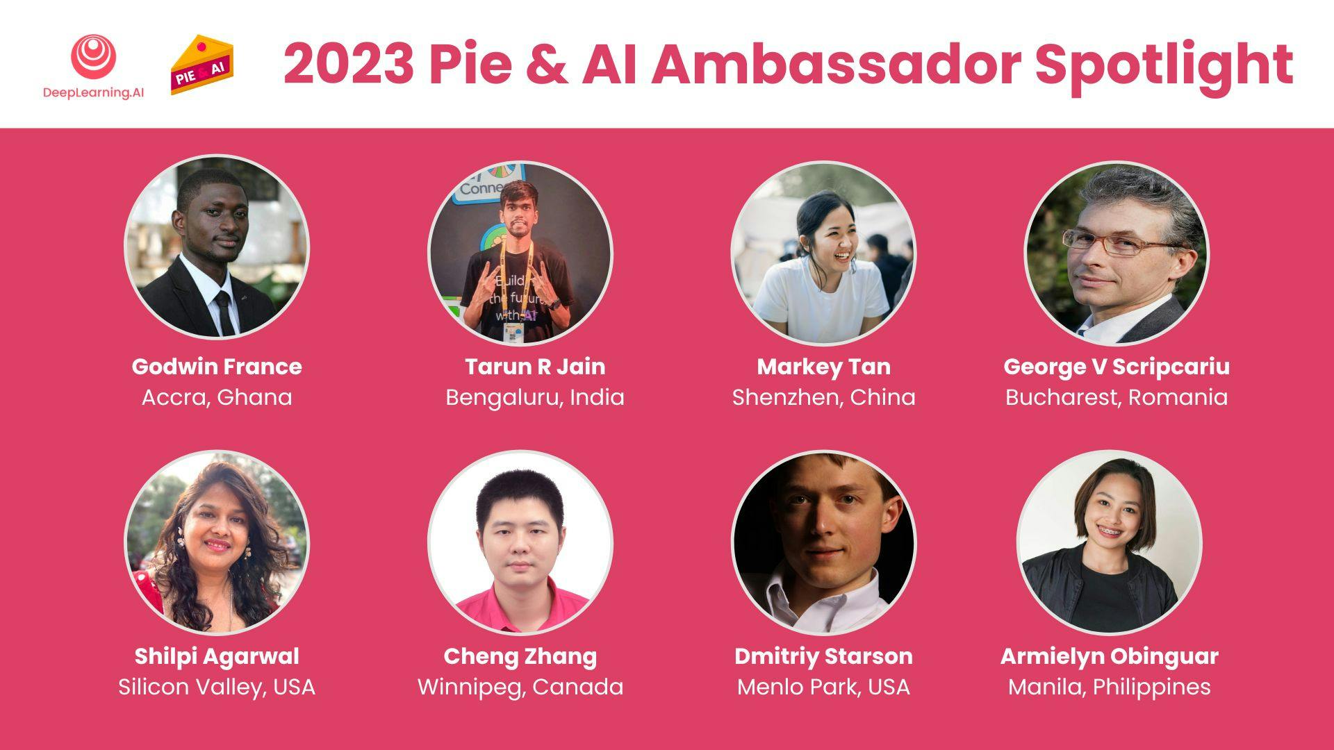 Pie & AI Ambassador Spotlight 2023: Meet the Leaders Building a Network of Global AI Hubs